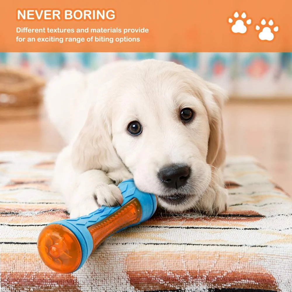 🐶 Juguete masticable con sonido para perros – Reduce el aburrimiento y protege tus cosas