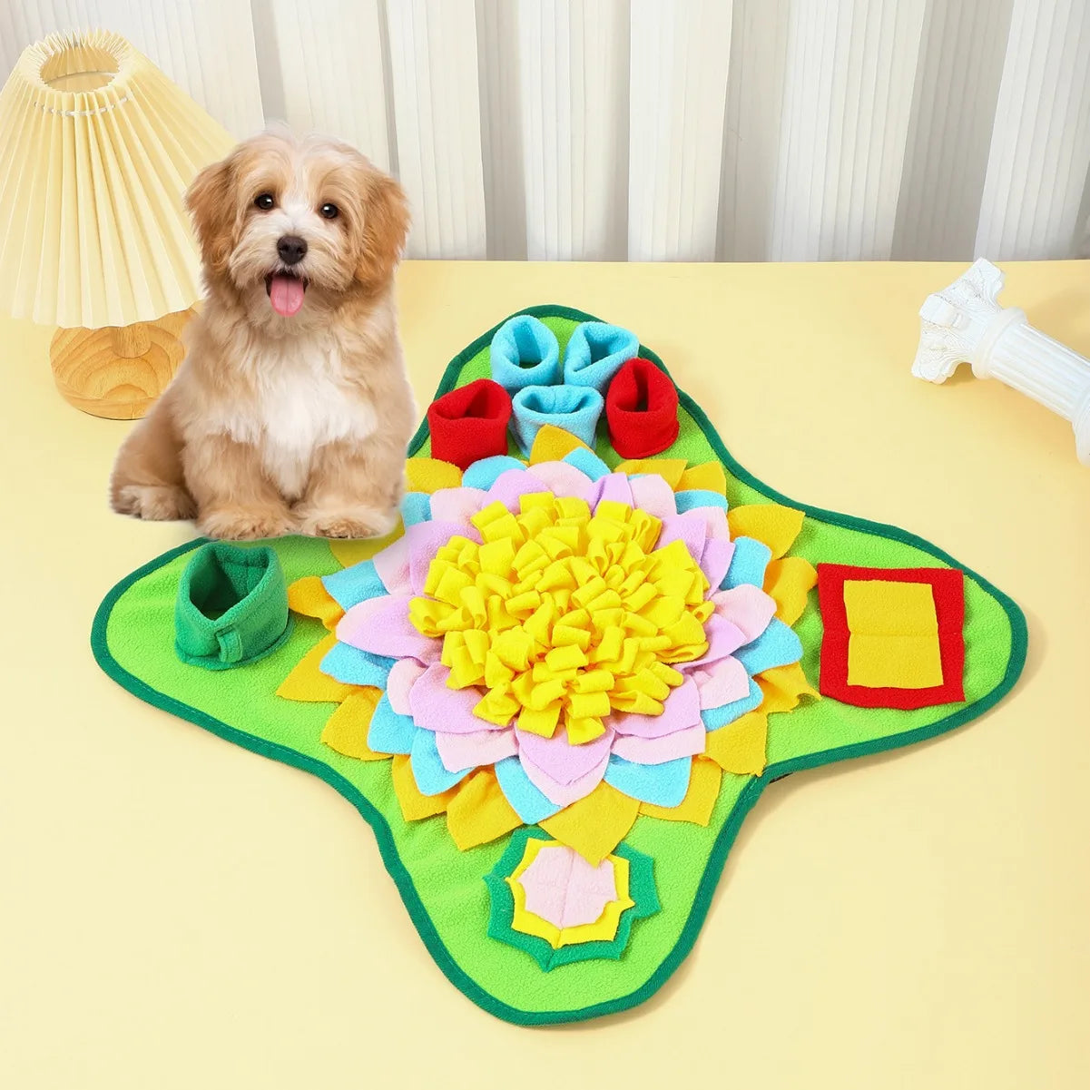 🐶 Alfombra interactiva para perros – Reduce el estrés y estimula su mente