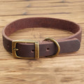 🐶 Collar de cuero para perros resistente y elegante – Control total con máxima comodidad