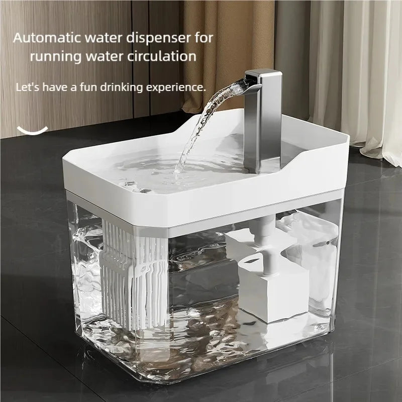 🐱 Fuente de agua automática para gatos | Silenciosa, filtrada y gran capacidad ⭐ 4.7/5 (1.800+ clientes)