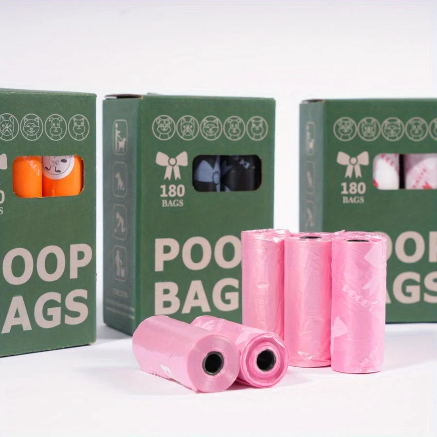 🐶 Bolsas para perros resistentes y anti-fugas (120 unidades) – Paseos limpios y sin preocupaciones