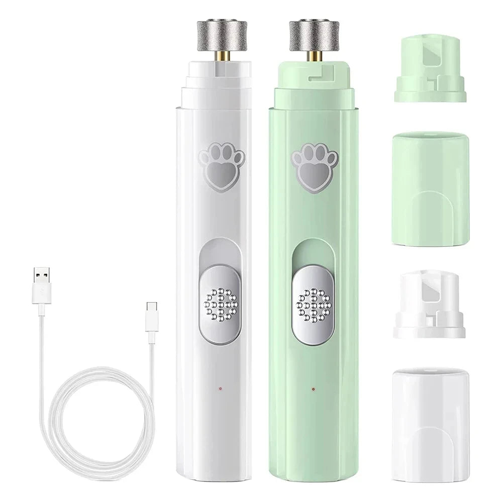 🐶 Lima eléctrica para uñas de perros | Sin dolor y sin cortes ⭐ 4.8/5 (1.200+ clientes)