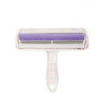 Pet Hair Roller Remover Lint Brush 2-Way Dog Cat Comb Tool Convenient Cleaning Dog Cat Fur Brush Base Home Furniture Sofa Clothe