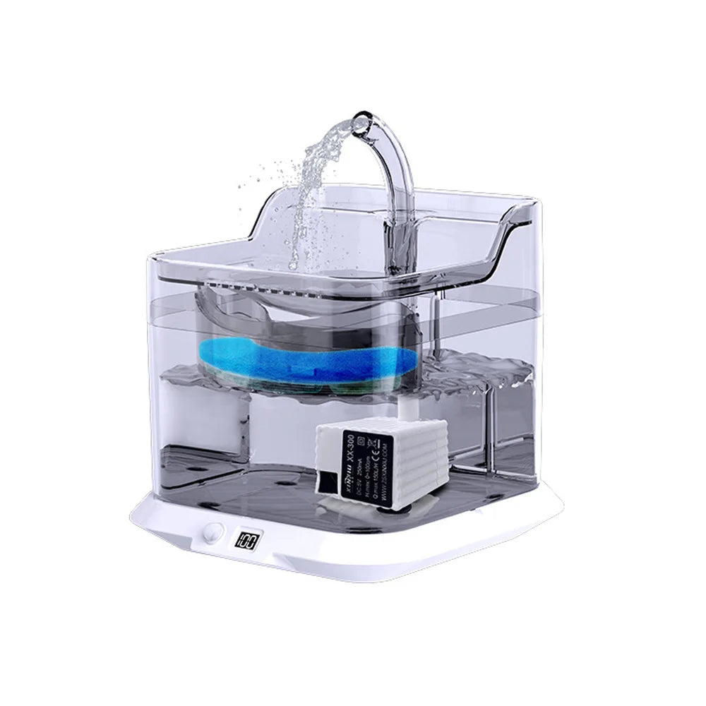 🐱 Fuente de agua automática para gatos con sensor | Inalámbrica, silenciosa y recargable ⭐ 4.8/5 (2.200+ clientes)