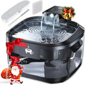 Cat Water Fountain Cordless 108oz/3.2L, Pet Drinking Fountain with 5000mAh Rechargeable Battery, 3 Modes, Motion Sensor