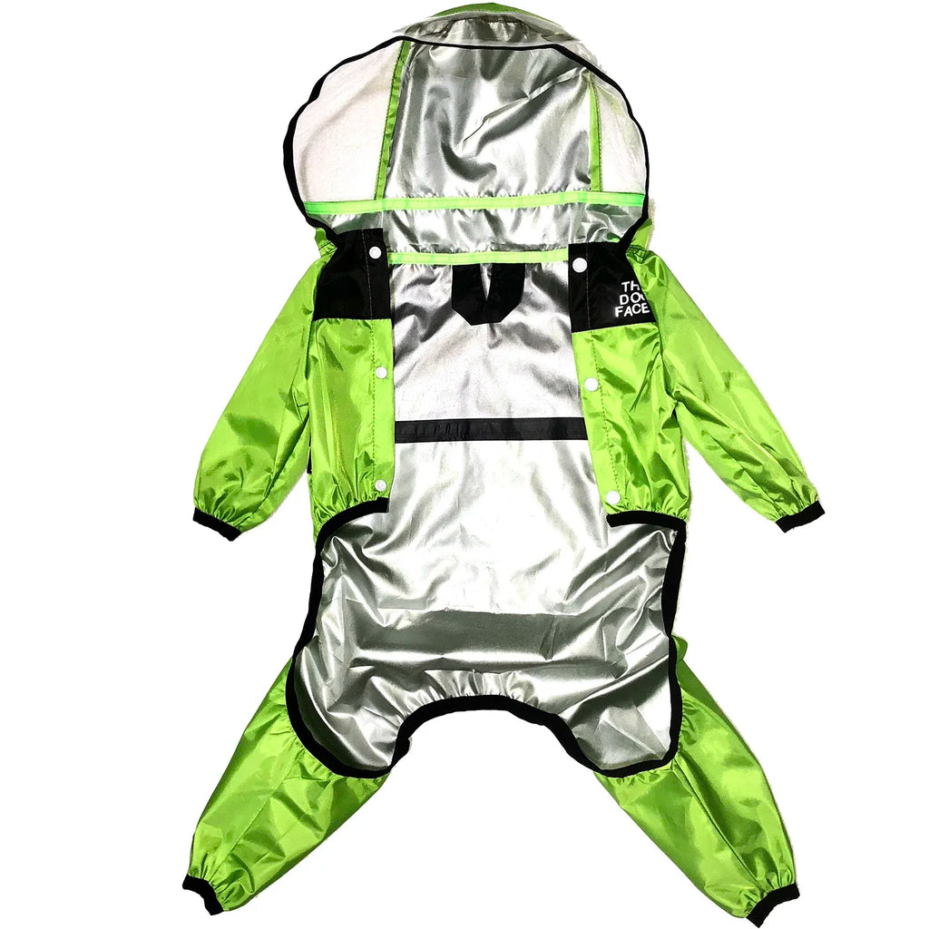 🐶 Impermeable para perros con protección total – Mantén a tu mascota seca incluso bajo la lluvia