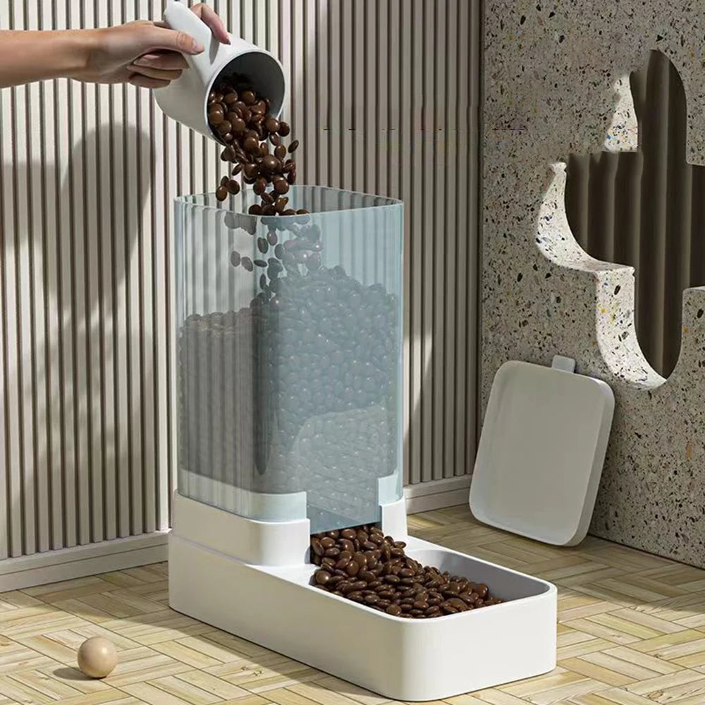 Gravity Pet Feeder and Water Dispenser, Automatic Dog Water Dispenser for Dogs Cats Pets Animals Large Capacity
