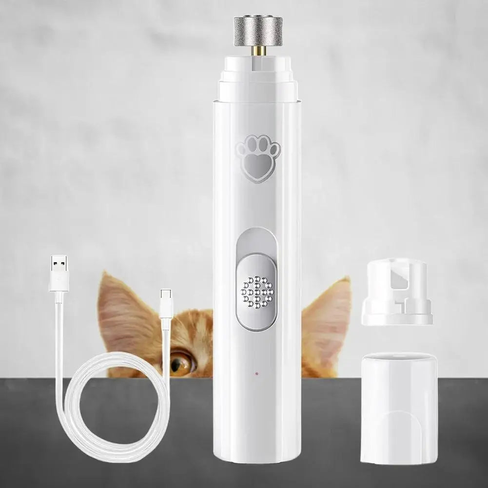 🐶 Lima eléctrica para uñas de perros | Sin dolor y sin cortes ⭐ 4.8/5 (1.200+ clientes)