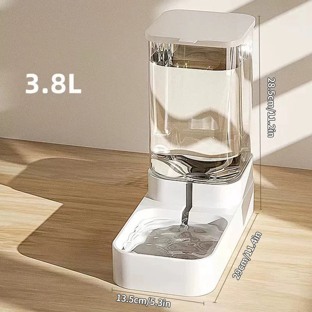 Gravity Pet Feeder and Water Dispenser, Automatic Dog Water Dispenser for Dogs Cats Pets Animals Large Capacity