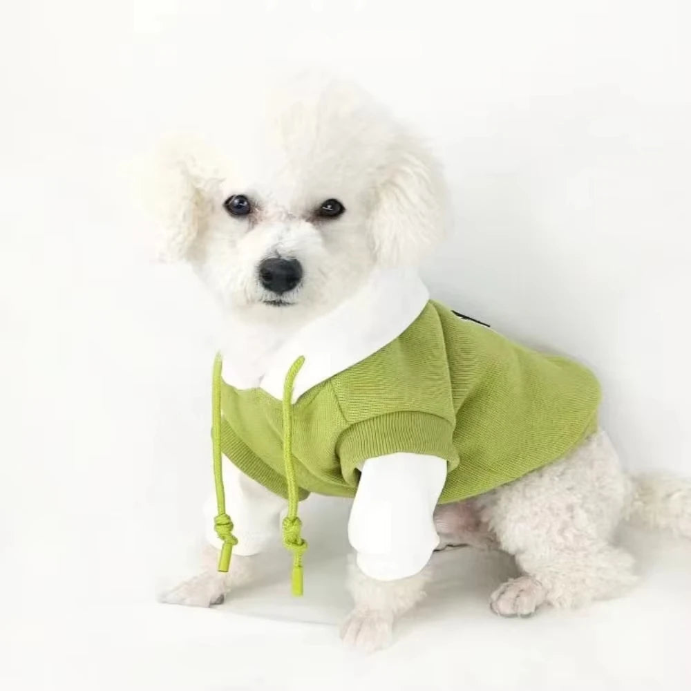 Dog Clothes Winter Dog Hooded Sweatshirt Warm French Bulldog Puppy Coats for Small Medium Dogs Pet Costume Chihuahua Pug