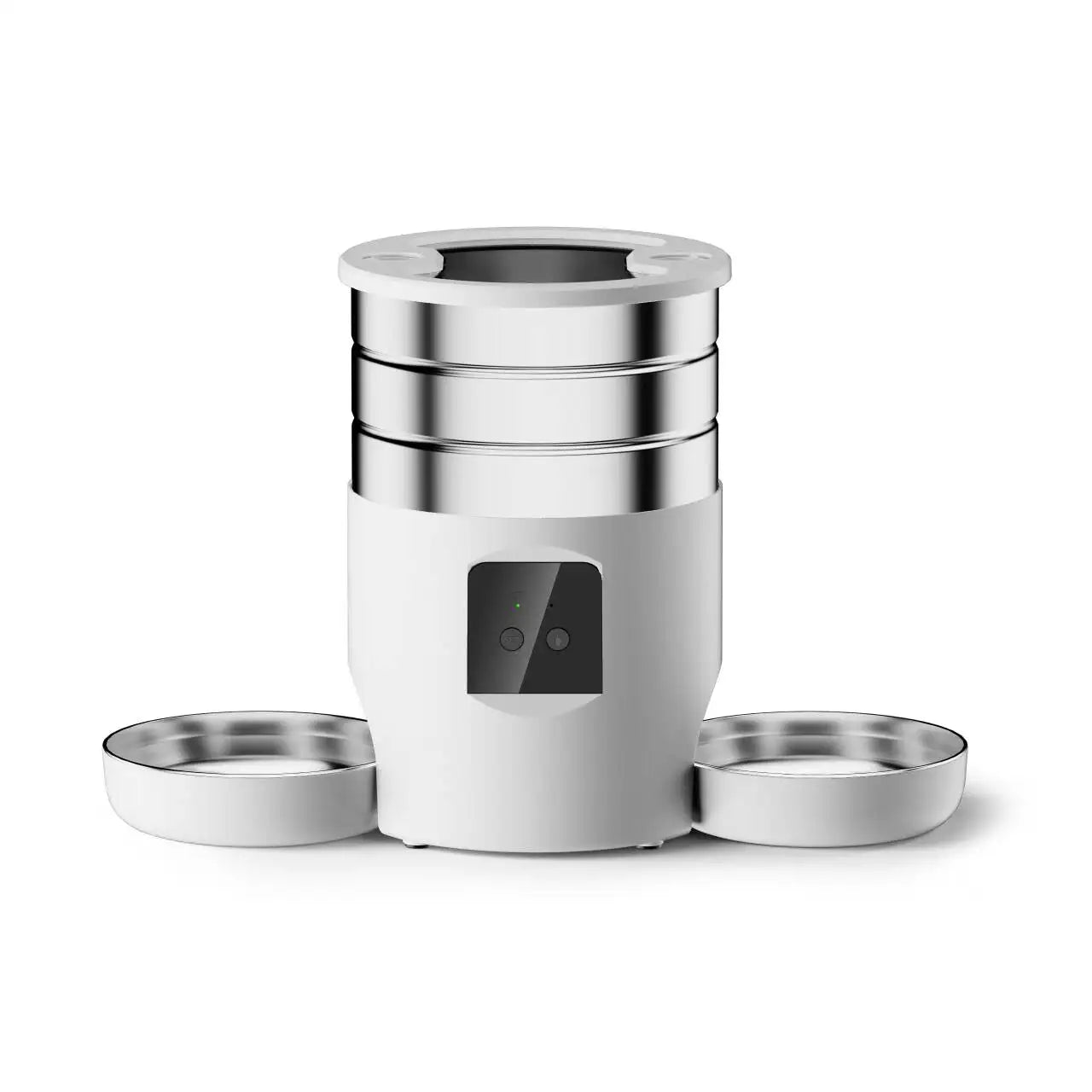 4.5L TuYa APP Automatic Pet Water Fountain Feeder Button Version Auto Cat Drink Smart Dispenser For Cats Dog Dry Food Bowl
