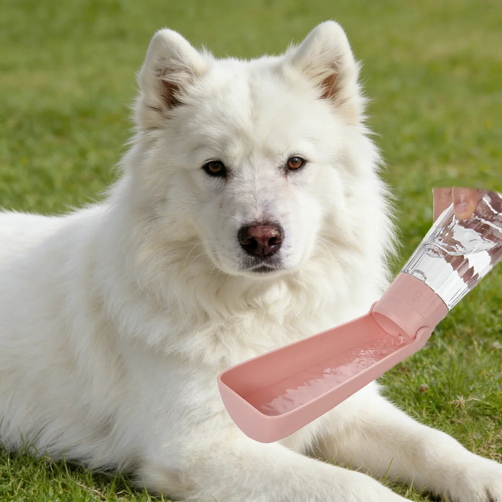🐶 Botella portátil para perros con sistema anti-fugas – Hidratación fácil en cualquier paseo