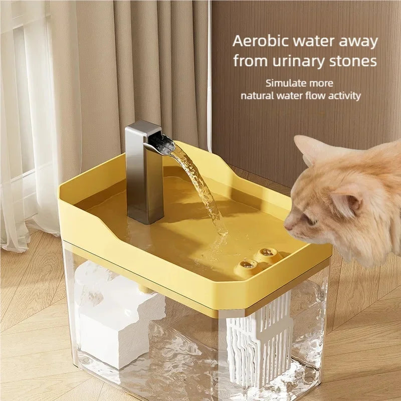 🐱 Fuente de agua automática para gatos | Silenciosa, filtrada y gran capacidad ⭐ 4.7/5 (1.800+ clientes)