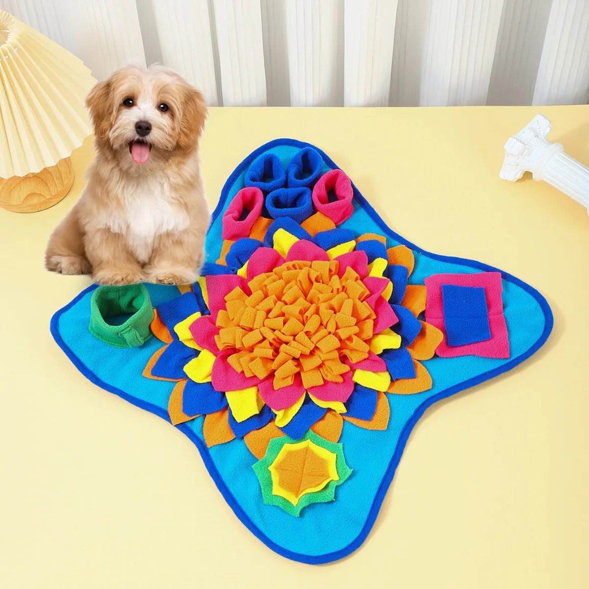 🐶 Alfombra interactiva para perros – Reduce el estrés y estimula su mente
