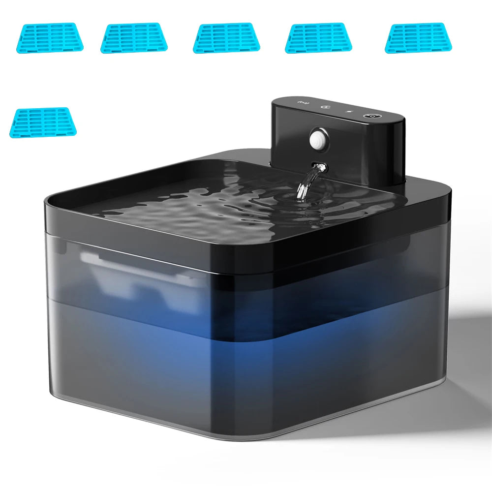 🐱 Fuente de agua automática para gatos con sensor | Inalámbrica, silenciosa y filtrada ⭐ 4.8/5 (2.000+ clientes)