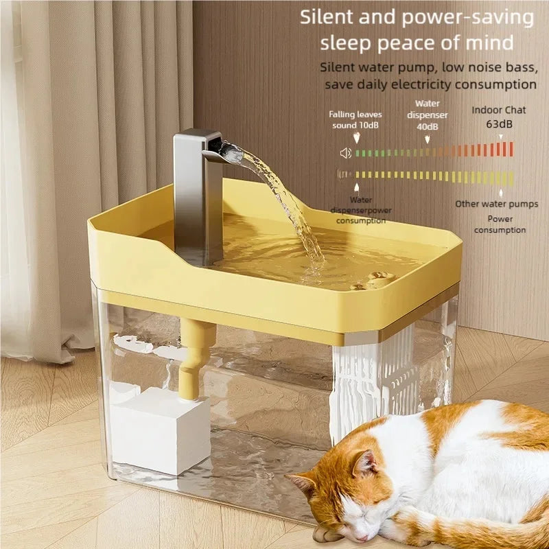 🐱 Fuente de agua automática para gatos | Silenciosa, filtrada y gran capacidad ⭐ 4.7/5 (1.800+ clientes)