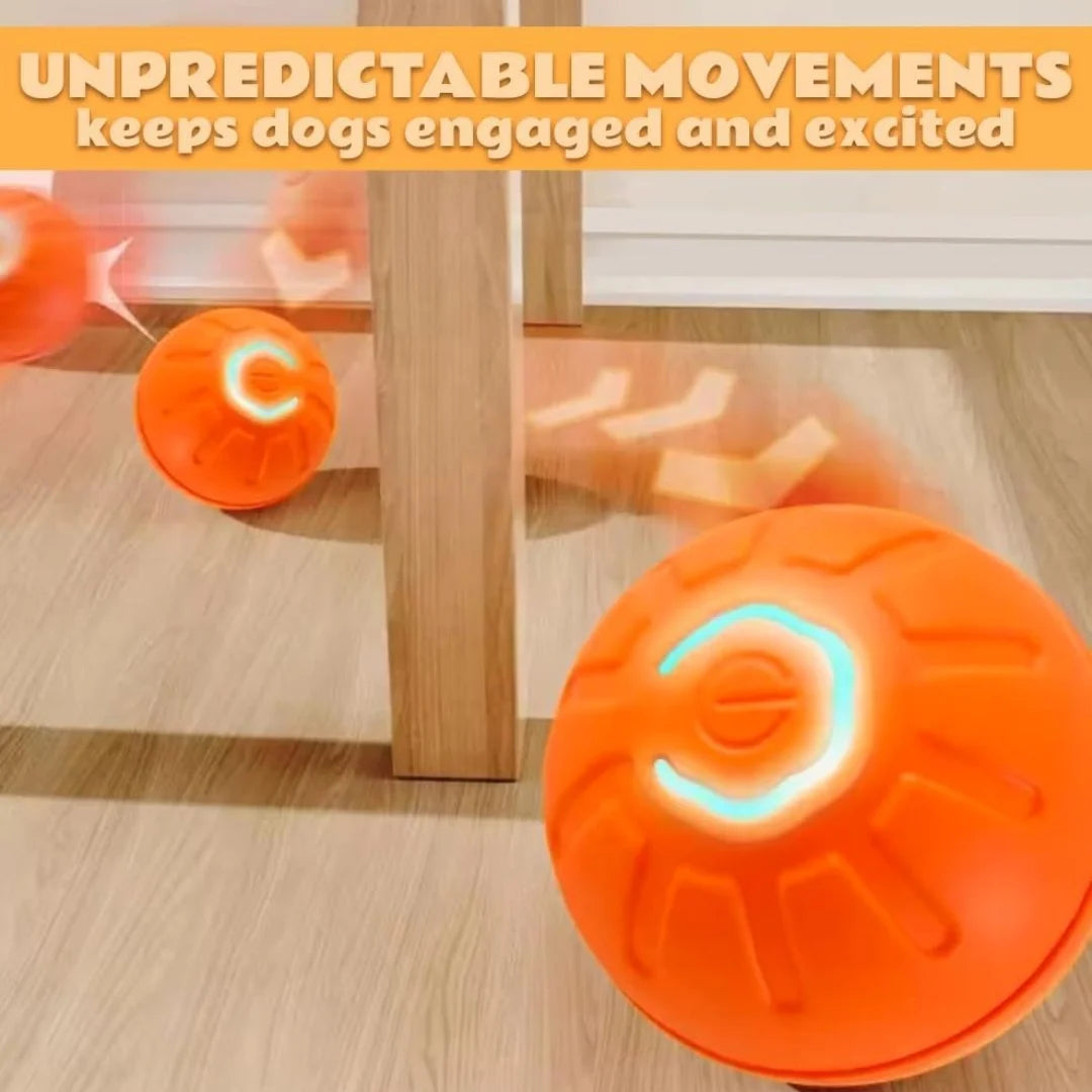 🐶 Pelota interactiva automática para perros – Juega solo y reduce el aburrimiento