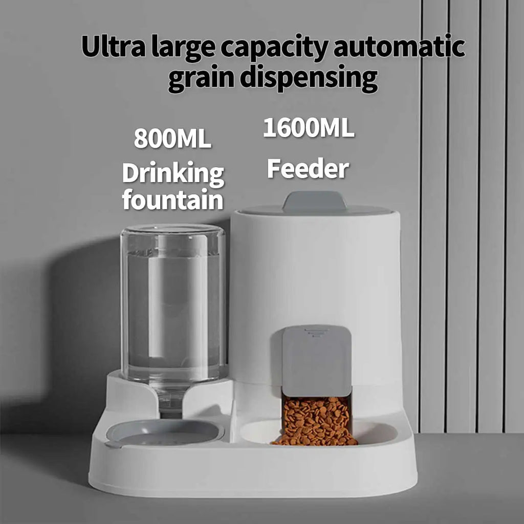 🐱 Comedero automático para gatos con dispensador de agua | Práctico, limpio y gran capacidad ⭐ 4.7/5 (1.100+ clientes)