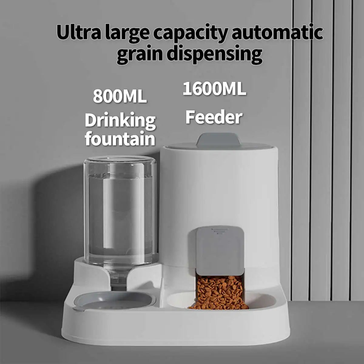🐱 Comedero automático para gatos con dispensador de agua | Práctico, limpio y gran capacidad ⭐ 4.7/5 (1.100+ clientes)