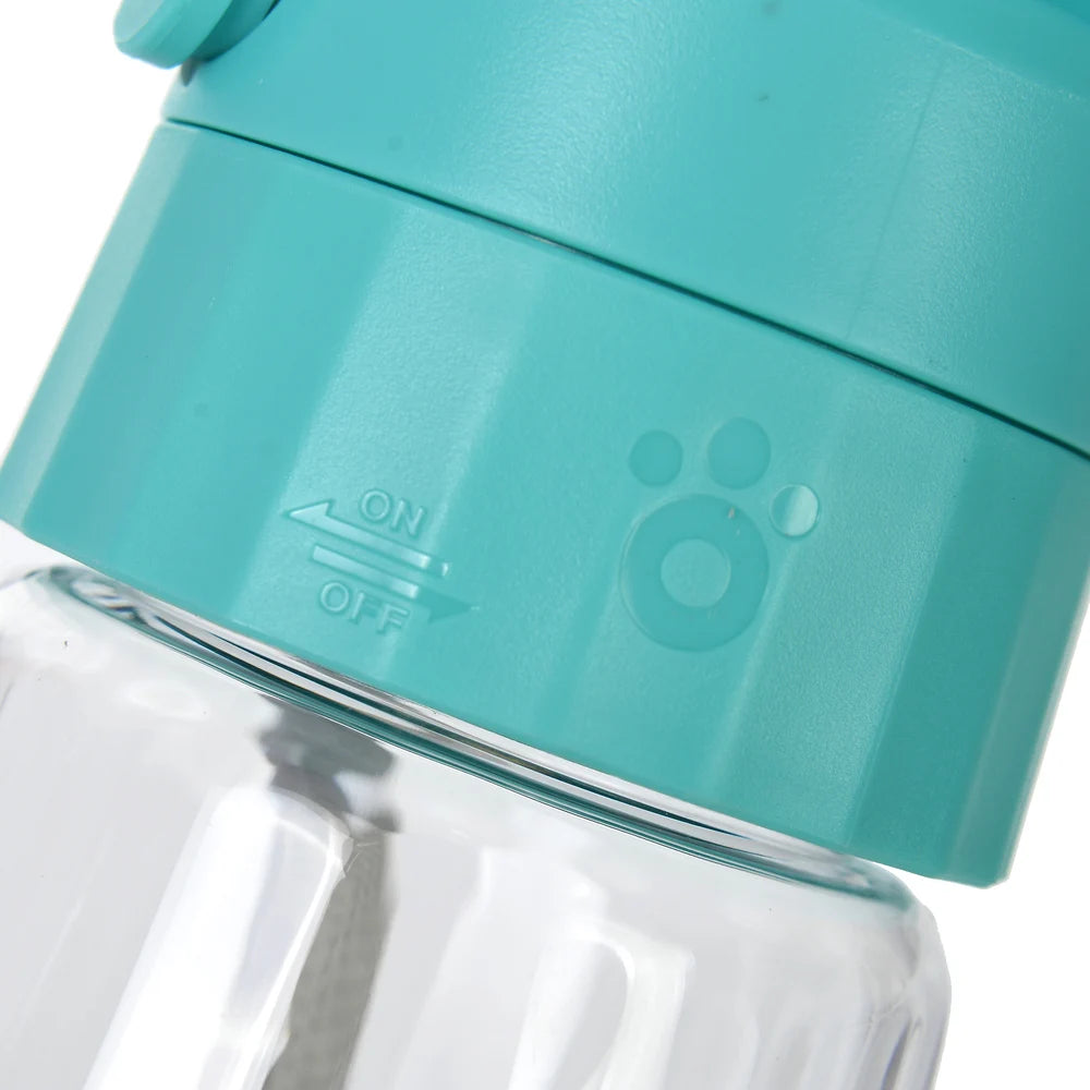 🐶 Botella portátil para perros con sistema anti-fugas – Hidratación fácil en cualquier paseo