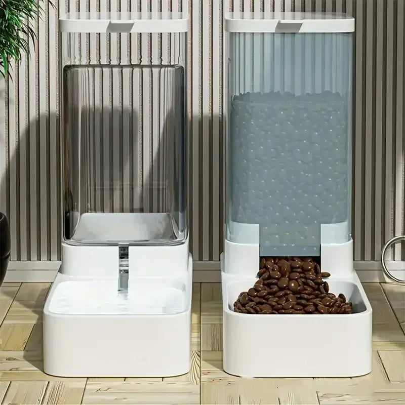🐱 Dispensador automático de comida y agua para mascotas | Gran capacidad y sin esfuerzo ⭐ 4.7/5 (1.600+ clientes)
