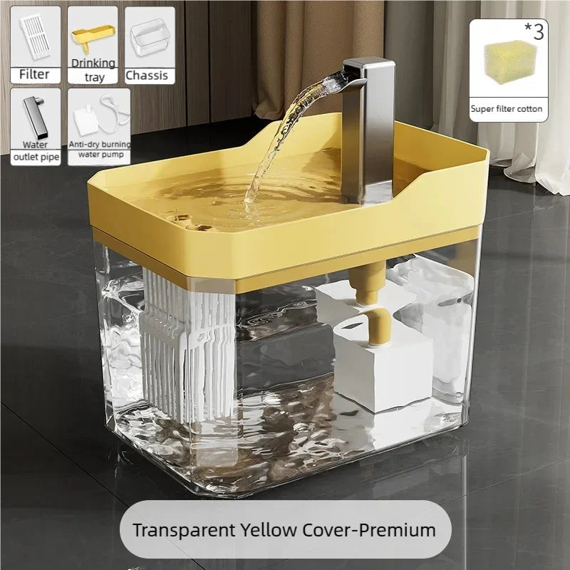 🐱 Fuente de agua automática para gatos | Silenciosa, filtrada y gran capacidad ⭐ 4.7/5 (1.800+ clientes)