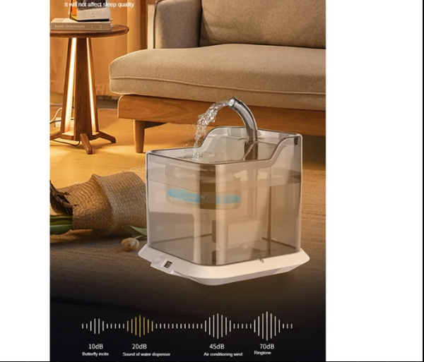 🐱🇺🇸Fuente de agua inteligente para gatos 3L con sensor | Silenciosa, automática y premium ⭐ 4.8/5 (2.800+ clientes)