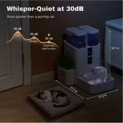 Fuente de Agua Inteligente para Gatos 10L con WiFi – Automática y Autolimpieza 🐱